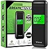 Professional-Grade Accuracy Breathalyzer, 2023 Upgrade Rechargeable 1200 mAh Alcohol Tester, Personal Breath Alcohol Breathalyzer Tester with LCD Digital Display for Home Party Use 10 Mouthpieces