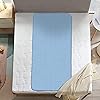 Hospital Bed Pads 34'' x 76'',Non-Slip Waterproof Sheet and Mattress Pad Protector,Washable Bed Wetting Incontinence Cover, Pads for Kids, Elderly Seniors, Single,Blue