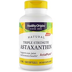 Healthy Origins Astaxanthin AstaPure 12 mg, 150 Softgels