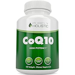 CoQ10 240 SoftGels High Absorption Coenzyme Q10 Made in The USA to GMP Standards Up to 8 Month's Co Q 10 Supply Satisfaction with Our Product Ensured