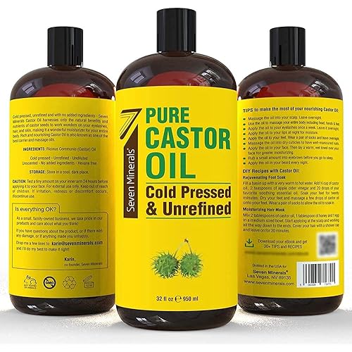 Pure Apricot Kernel Oil & Pure Castor Oil