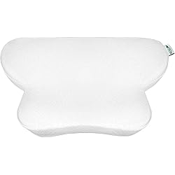 Lumia Wellness CPAP Pillow 2.0 - 2 in 1 Contoured Memory Foam Reduces Mask Pressure & Cervical Neck Pillow Pain Relief