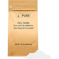 Pure Original Ingredients Zinc Oxide 1 lb Eco-Friendly Packaging, Non-Nano, Uncoated