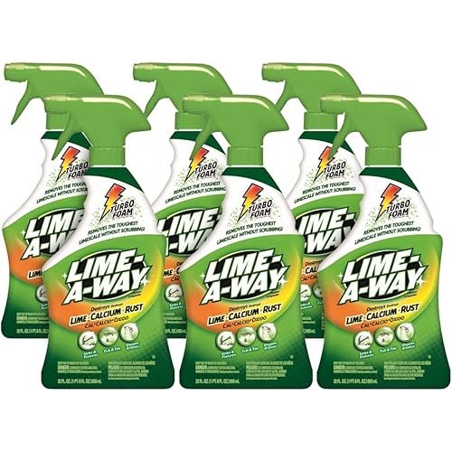 Lime-A-Way - 0-51700-87103-2 Bathroom Cleaner, 132 fl oz 6 Bottles x 22 oz, Removes Lime Calcium Rust