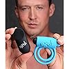 Remote Control 28X Vibrating Cock Ring and Bullet - Black