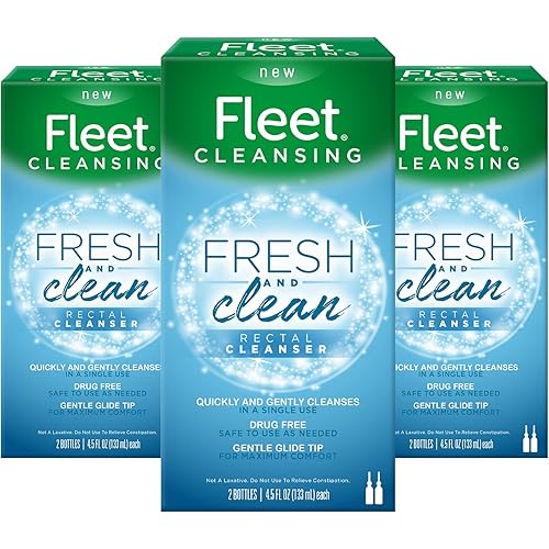Fleet Fresh and Clean Rectal Cleanser, 9 oz, Pack of 3