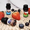 Fruity Fragrance Oil for Candle & Soap Making, Holamay Premium Fruit Essential Oils 5ml x 10 - Coconut, Strawberry, Mango, Pineapple and More Scented Oils, Summer Aromatherapy Diffuser Oils Set