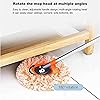 360° Rotatable Adjustable Cleaning Mop, Extendable Wall Cleaning Mop, Mops for Floor Cleaning, Bathroom Cleaning Supplies, Spin Mop with 2 Coral Velvet Mop Head