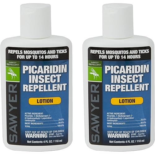 Sawyer Products SP5642 20% Picaridin Insect Repellent, Lotion, 4-Ounce, Twin Pack,White