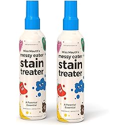 Hate Stains Co. Stain Remover for Clothes - Non-Toxic Laundry Stain Remover Spray for Baby & Kids - Messy Eater Spot Cleaner for Clothing, Fabric, Carpet 120ml, 4 oz Spray Bottles, 2 Pack
