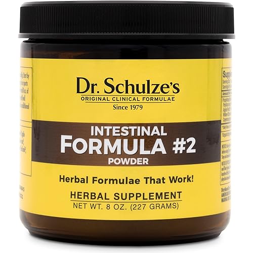 Dr. Schulze’s | Intestinal Formula #2 | Herbal Colon Cleanse Formula | 8 Oz. Jar