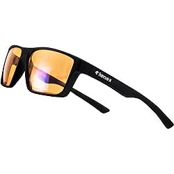 HORUS X • Blue Light Blocking Glasses - Gaming Glasses 2.0 - Professional Powerful Filter | Anti Glare Anti-Fatigue & Eyestrain for Screens Video Games, Console, TV, PC. - Esport - Men and Women