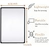 MagDepo Full Page Magnifying Sheet 4.75" x 7" Set -Bonus 2 Bookmark Magnifier with Ruler & 2 Card Magnifier for Reading Books, Magazine, Newspaper & People with Low Vision