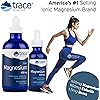 Trace Minerals Liquid Ionic Magnesium 2 oz 2 Pack | Supports Blood Pressure, Heart Health, Calm Mood, Gene Maintenance | Digestion, Muscle Cramps, Spasms, Better Sleep, Aids Headaches, Immune, Bones