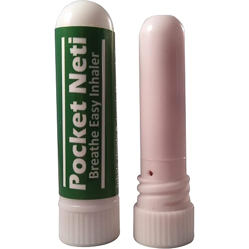 Pocket Neti Breathe Easy and Plain Salt Inhaler 2-Pack Bundle