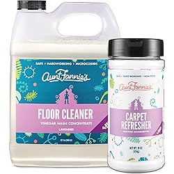 Aunt Fannie's Bundle: Floor Cleaner Vinegar Wash, Lavender Carpet Refresher, Lavender