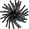 Perfect Stix Unwrapped Black Plastic Jumbo Straws. 7.75 Inches x 0.23 Diameter. Pack of 500 Count