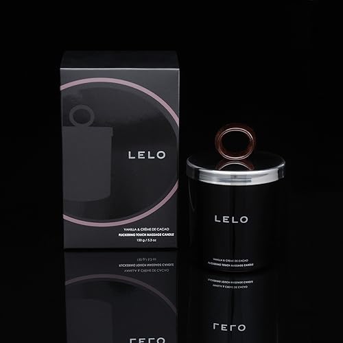 LELO Flickering Touch Massage Candle, Vanilla Cream De Cacao, 5.3 Ounces