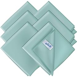 MR.SIGA Ultra Fine Microfiber Cloths for Glass, Pack of 6, 35 x 40 cm 13.7" x 15.7&#34