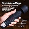 LuLu 7 Purple & LuLu 7 Black Upgraded Personal Massager - Premium with 5 Speeds 20 Patterns - Cordless Powerful and Handheld - USB Rechargeable for Back and Neck Relief