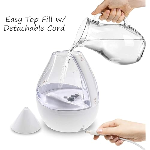 Crane Drop Humidifier, 1 Gallon, Clear & White & Lavender Universal Vapor Pads, for Use Droplets, Corded Inhaler, Warm Mist Humidifier, Orange, Lavender Orange 12 Count Pack of 1