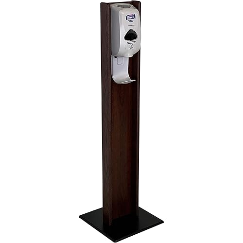 Hand Sanitizer Dispenser Stand, Mahogany 10400003-NF