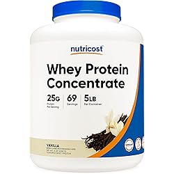 Nutricost Whey Protein Concentrate Vanilla 5LBS
