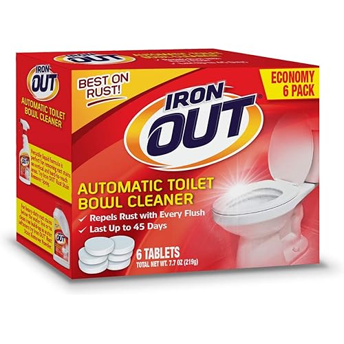 Iron OUT Rust Stain Remover Automatic Toilet Bowl Cleaner Tablets and Powerful Gel Spray