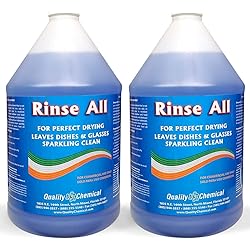 Rinse All Commercial Industrial Grade Rinse Aid 2 Gallon case