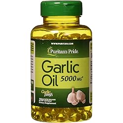 Puritans Pride Garlic Oil, 5000 Mg, 250 Count