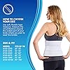 NYOrtho Abdominal Binder Lower Waist Support Belt - Compression Wrap for Men and Women 30 - 45 3 PANEL - 9&#34