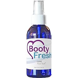 Booty Fresh - Intimate Odor Neutralizing Cleanser Spray to Remove All Smell for Private Parts - Wet Wipe LoverTP Hater Must Have - Balls, Pits, etc. Too - Soft pH, Bleach-Free, Natural Formula