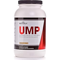 Beverly International UMP Protein Powder 30 Servings, Cookies & Cream. Unique whey-Casein Ratio Builds Lean Muscle and Burns Fat for Hours. Easy to Digest. No Bloat. 32.8 oz 2lb .8 oz