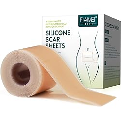Silicone Scar Sheets 1.6” x 120”Roll-3M, Silicone Scar Tape Roll, Scar Silicone Strips, Reusable, Professional Scar Removal Sheets for C-Section, Surgery, Burn, Keloid, Acne et