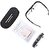 YOCTOSUN Mighty Sight Magnifying Glasses, Spectacle Magnifier with 3 Interchangeable Lenses 1.5X 2.5X 3.5X and Storage Case, Magnifying Eyewear for Reading, Painting, Handicraft and Watch Repair