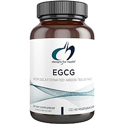 Designs for Health EGCg - Decaffeinated Green Tea Extract - Polyphenols Antioxidant Supplement - Non-GMO Vegan Green Tea Pills 60 Capsules