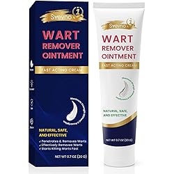 Svevno WartOff Instant Blemish Removal Cream - Wart Removal Ointment, Wart Remover Corn Remover Cream for Corn, Callus, Common Wart, Flat Wart, Plantar Wart, Genital Wart - 1PC
