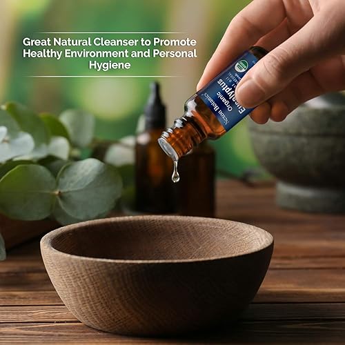 Eucalyptus and Cedarwood Essential Oils Bundle - Natural, Pure, and Therapeutic Grade - Multiple Household and Topical Uses - for Diffuser, Massage, Aromatherapy, Personal Care by Nexon Botanics
