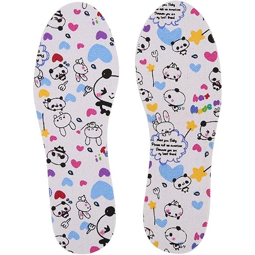 mumisuto Shoes Insole Breathable Latex Massage Soft Comfortable Foot Care Shoes Cushion for Children Teen 26-36 Size Freely Tailorable