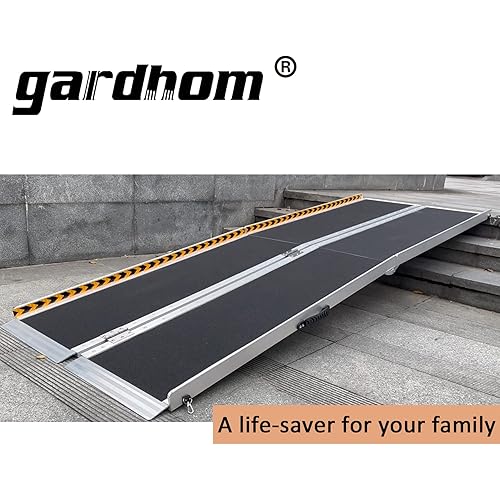 Wheelchair Ramp 10FT, gardhom 800lbs Extra Wide 31.3” Aluminum Portable Foldable Handicap Ramp 10' for Home Threshold Doorways Steps Curb Vehicle Entry Scooter Stairs Driveway Vans SUV
