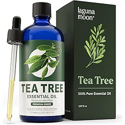 Tea Tree Essential Oil - XXL Bottle wOrganic Drops for Skin, Face, Hair, Scalp, Nails - Fragrance Oil for Aromatherapy, Diffusers, Candle Making, Yoga, Massages, Home Care, Office Essentials 150mL