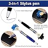 Mop Head Pen Screen Cleaner Stylus Pens 3-in-1 Stylus Pen Duster for Kids and Adults 10 Pieces