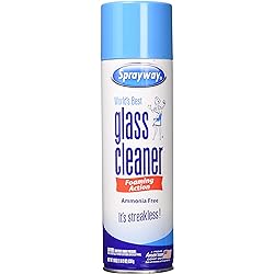 Sprayway Streakless Glass Cleaner 19 Ounce Pack of 3 Made in USA, Blue and White Package may vary