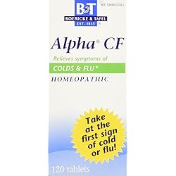 Boericke & Tafel - Alpha Cf Colds, 120 Tablets