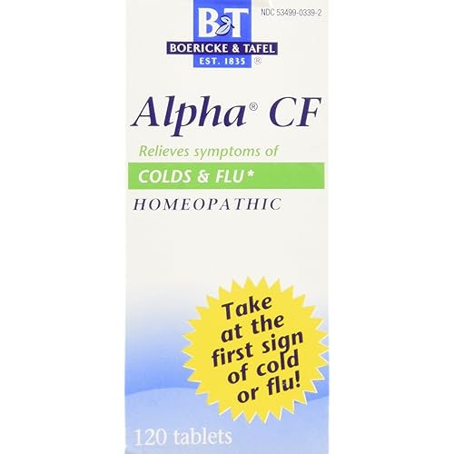 Boericke & Tafel - Alpha Cf Colds, 120 Tablets