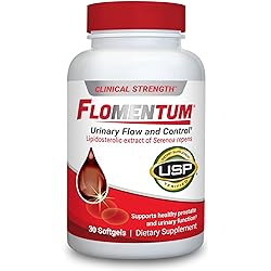 Flomentum® USP Verified Saw Palmetto Prostate Supplement for Men - Supports Healthy Urinary Function - Clinical Strength Extract- 30 Count