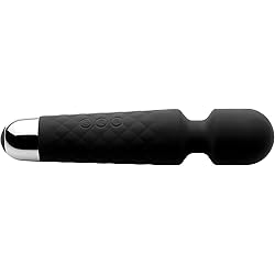 Lynx Silicone Multi-Speed Rechargeable Travel Wand - Black