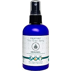 Pristine Toilet Paper Spray: As Seen on Shark Tank, The Planet Friendly, Personal Cleansing Wipe Alternative, Original, 4 oz
