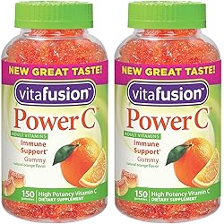VF Power C Gummy Vitamins for Adults, 2 Pack 150-Count