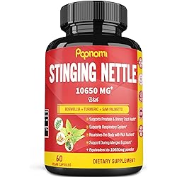 Stinging Nettle Root Extract Capsules equivalent to 10650MG, Highest Potency Plus Complex | Prostate Health Supplements for Men | Promotes Urinary Tract Health, Blood Pressure Support, 2 Months Supply